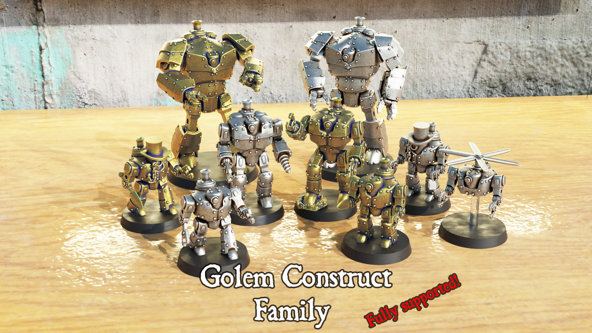 Golem Construct Family